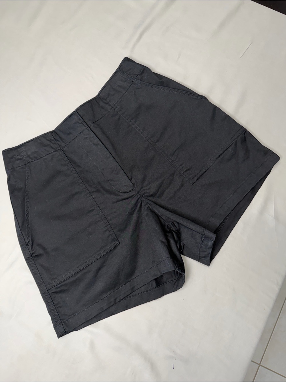 Calvin Klein Black Pull On Shorts Elastic Waist Size 8